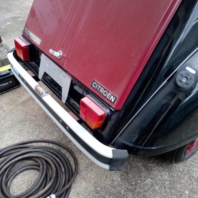 シトロエン2CV予備検査と整備